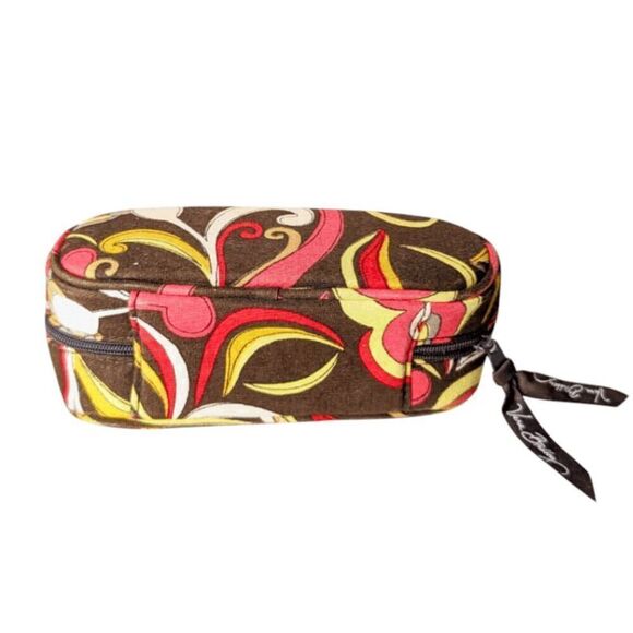 VERA BRADLEY Shoulder Bag Wristlet Sunglass Case Set In Puccini Pattern - Picture 13 of 14